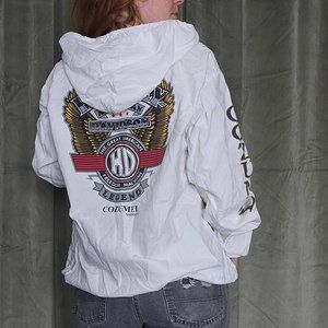 Vintage Harley Davidson Cozumel Mexico Beachy Yallternative Motoboho Zip Up